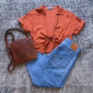 Urban Outfitters Front Tie Top